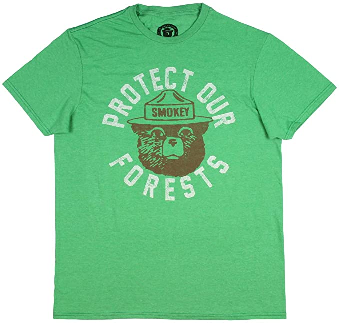 Protect Our Forests Smokey the Bear Mens T-Shirt