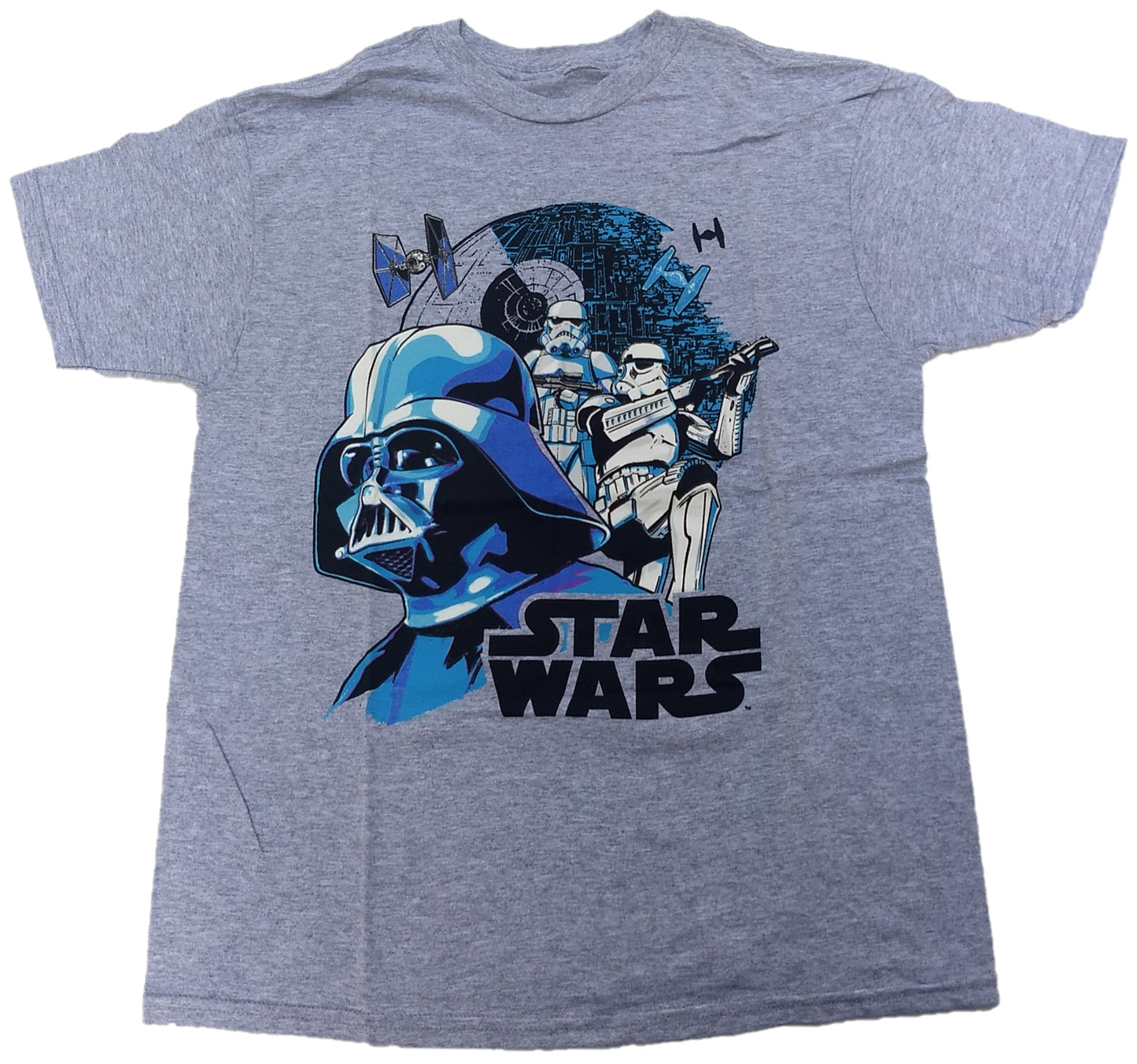 Star Wars Darth Vader Stormtrooper Death Star Boys T-Shirt