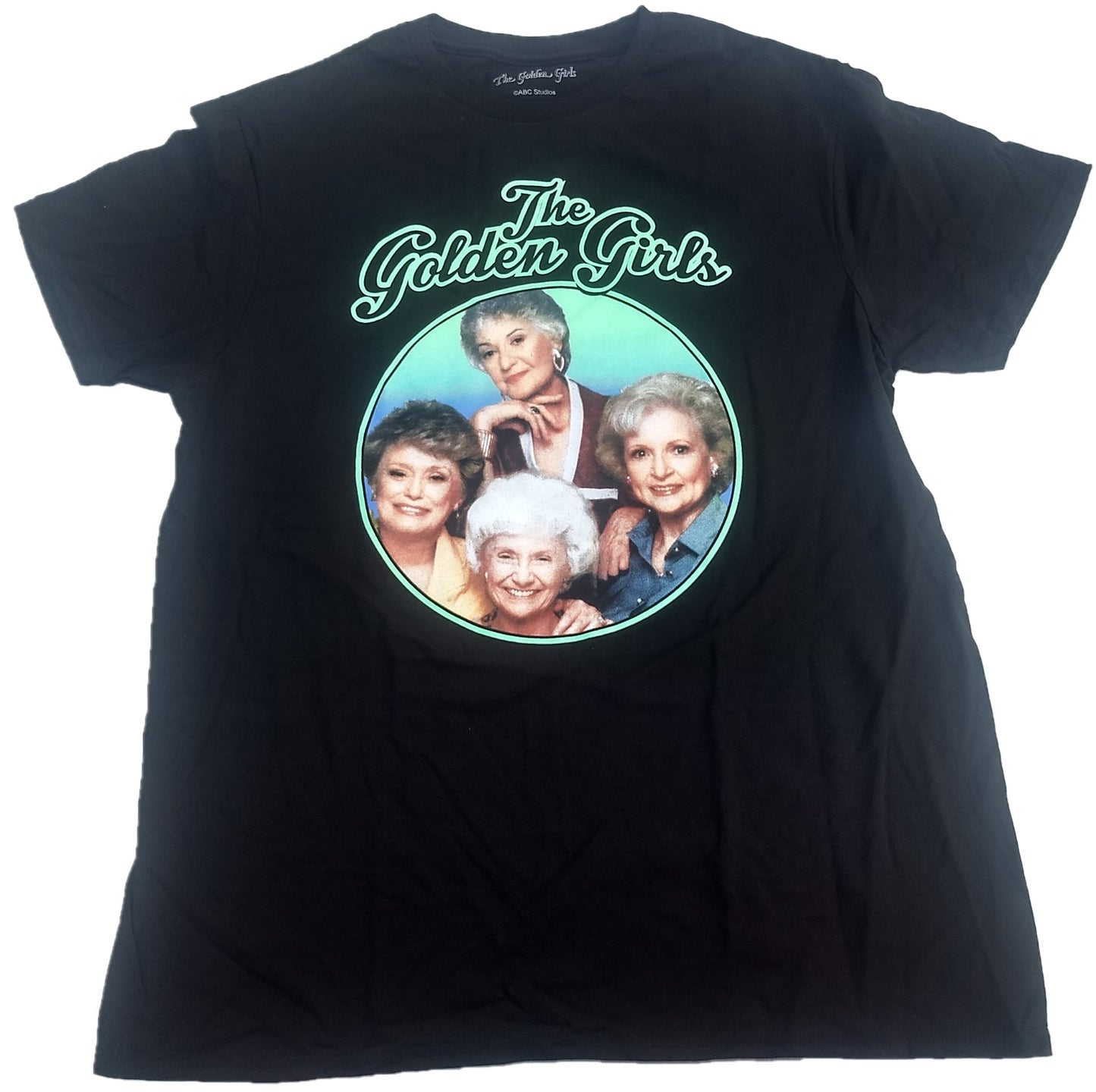 The Golden Girls Dorothy Rose Blanche Sophia Cast Photo Mens T-Shirt (Black)