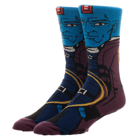 Yondu Marvel Guardians of the Galaxy 360° Degree Character Crew Socks