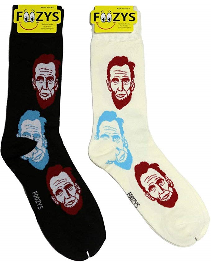 Abe Lincoln Foozys Men's Crew Socks