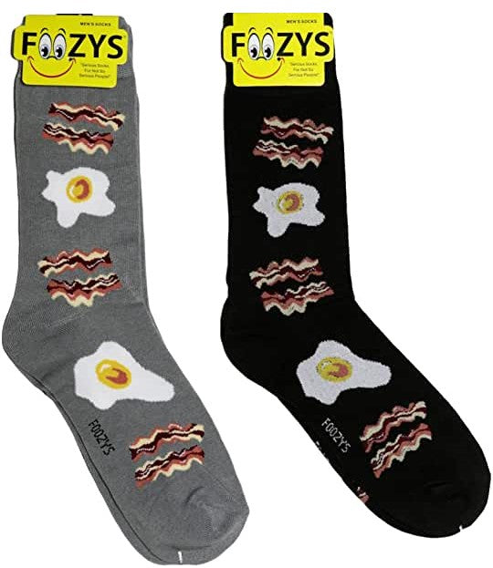 Bacon & Eggs Foozys Men's Crew Socks