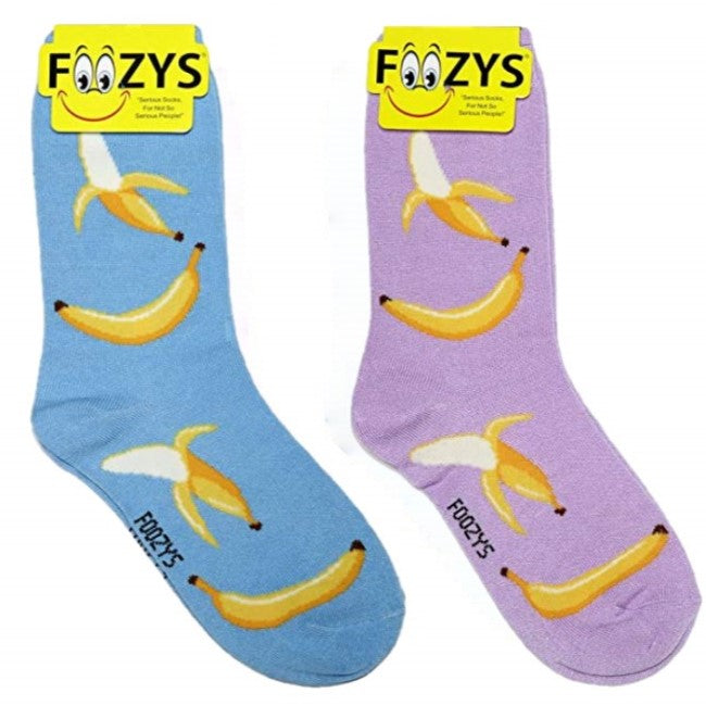 Bananas Foozys Womens Crew Socks