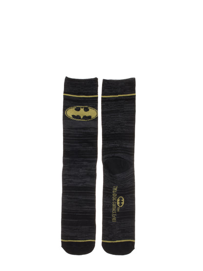 BioWorld Batman DC Comics 5 Pair Pack Casual Crew Socks