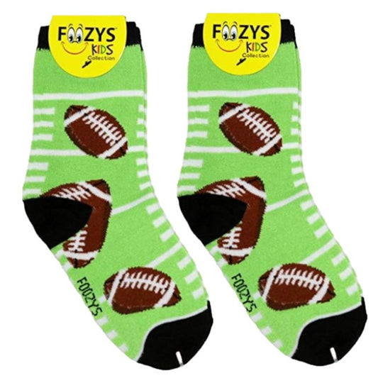 Football Foozys Boys Kids Crew Socks