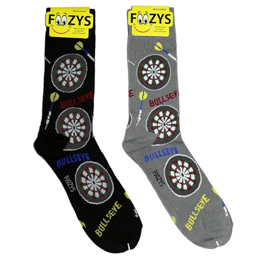 Bullseye Darts Foozys Men's Crew Socks