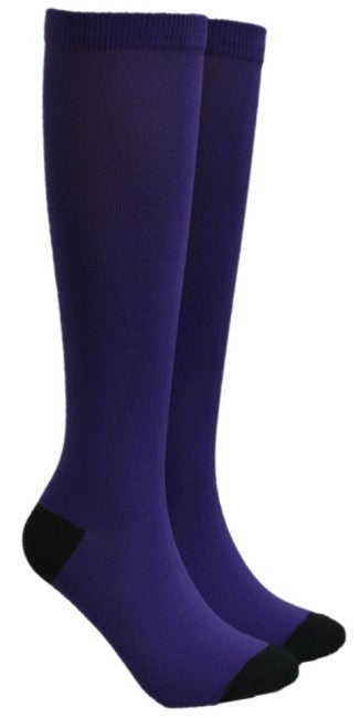 Dark Purple Compression Socks