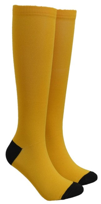 Yellow Compression Socks