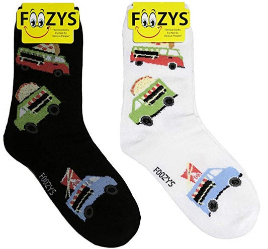 Food Trucks Foozys Womens Crew Socks