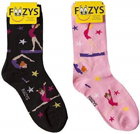 Gymnastics Foozys Womens Crew Socks