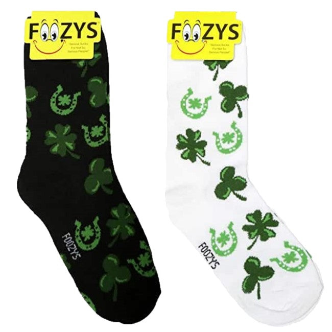 Luck of the Irish Foozys Womens Crew Socks