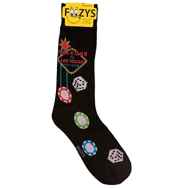 Las Vegas Foozys Mens Crew Socks