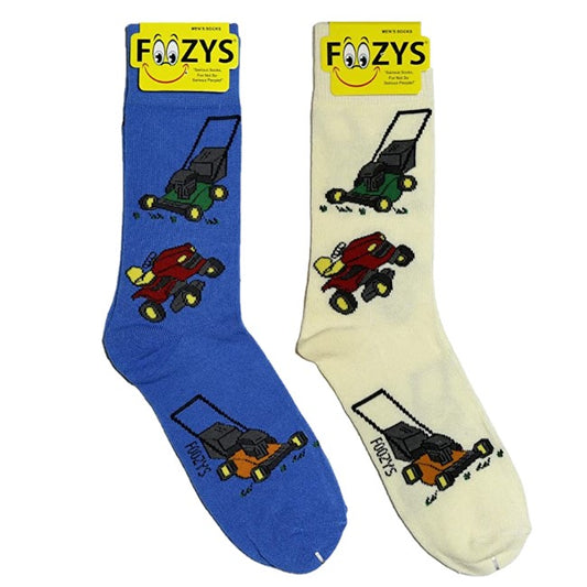 Lawn Mowers Foozys Men's Crew Socks