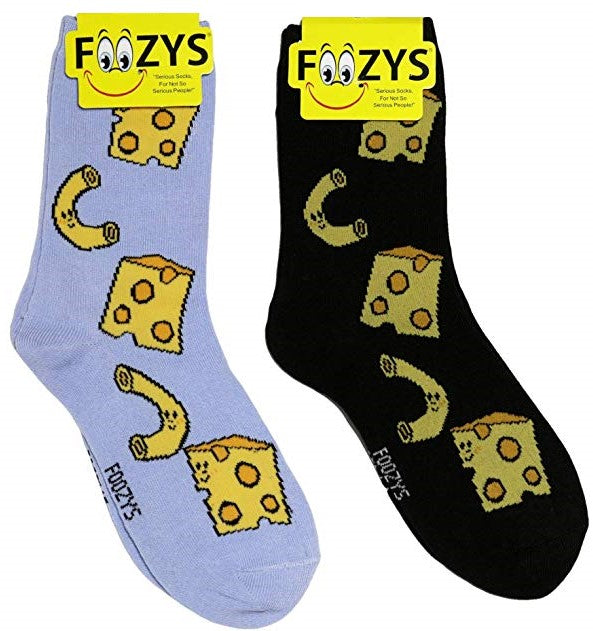 Mac N Cheese Foozys Womens Crew Socks