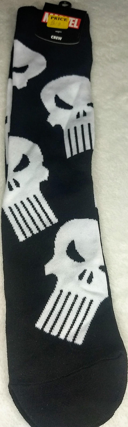 Marvel Punisher Skull Crew Socks