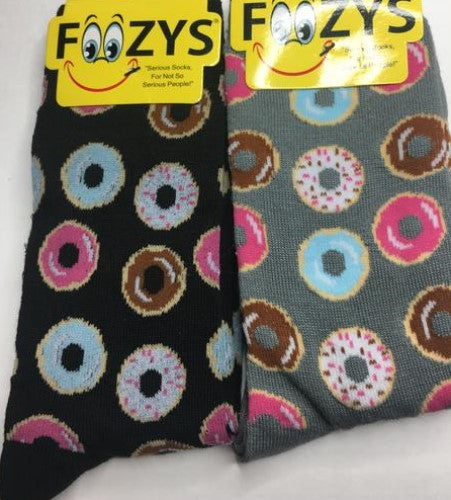 Mini Donuts Foozys Womens Crew Socks