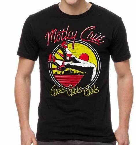 Motley Crue Girls Girls Girls Men's T-Shirt tee Heavy Metal Legs High Heels