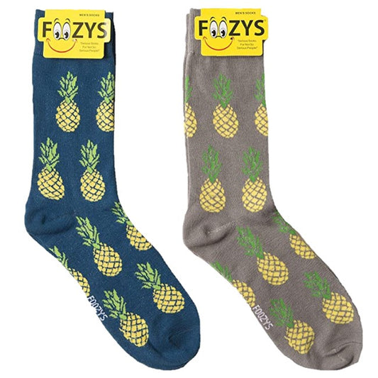 Pineapples Foozys Men's Crew Socks