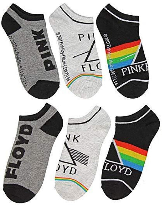 Pink Floyd Unisex Dark Side Of The Moon 3 pack Ankle Socks