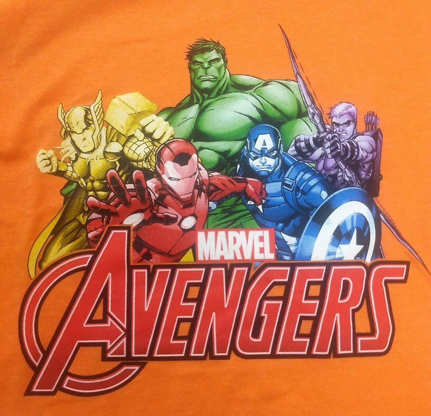 Marvel Avengers Thor Captain America Hulk Boys T-Shirt