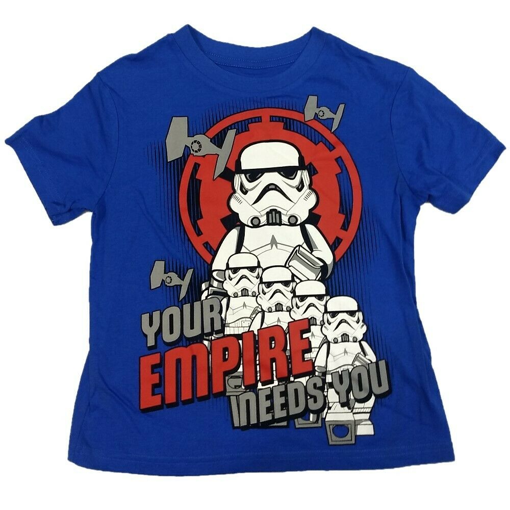 Your Empire Needs You Lego Star Wars T-Shirt Kids Boys Officially Licensed