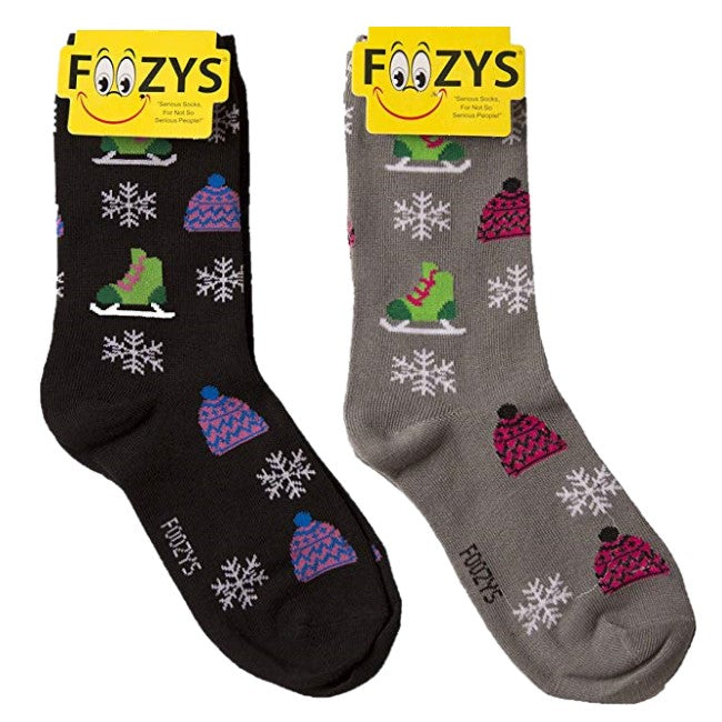 Skates & Flakes Foozys Womens Crew Socks