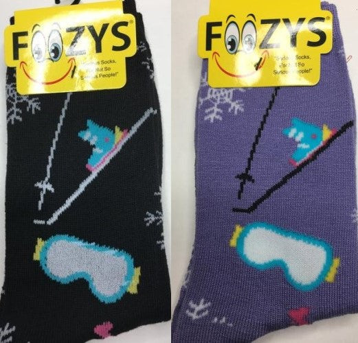 Ski Equipment Foozys Womens Crew Socks