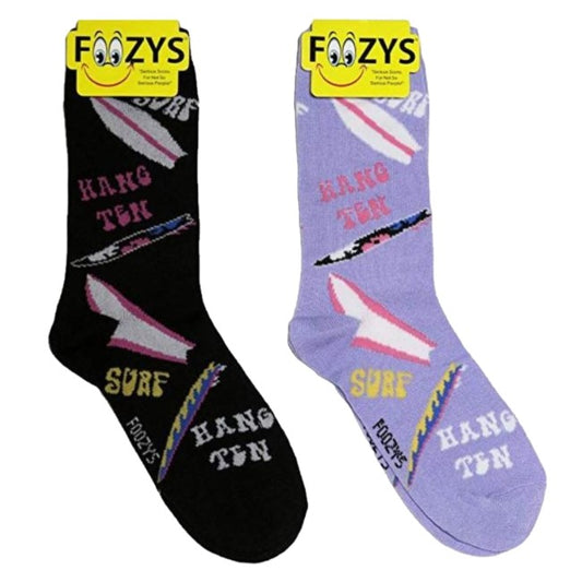 Surf Boards Foozys Womens Crew Socks