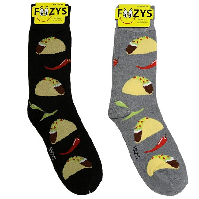 Taco Time Foozys Men's Crew Socks