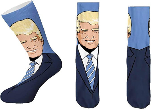 President Donald Trump Men's Crew Cool Socks